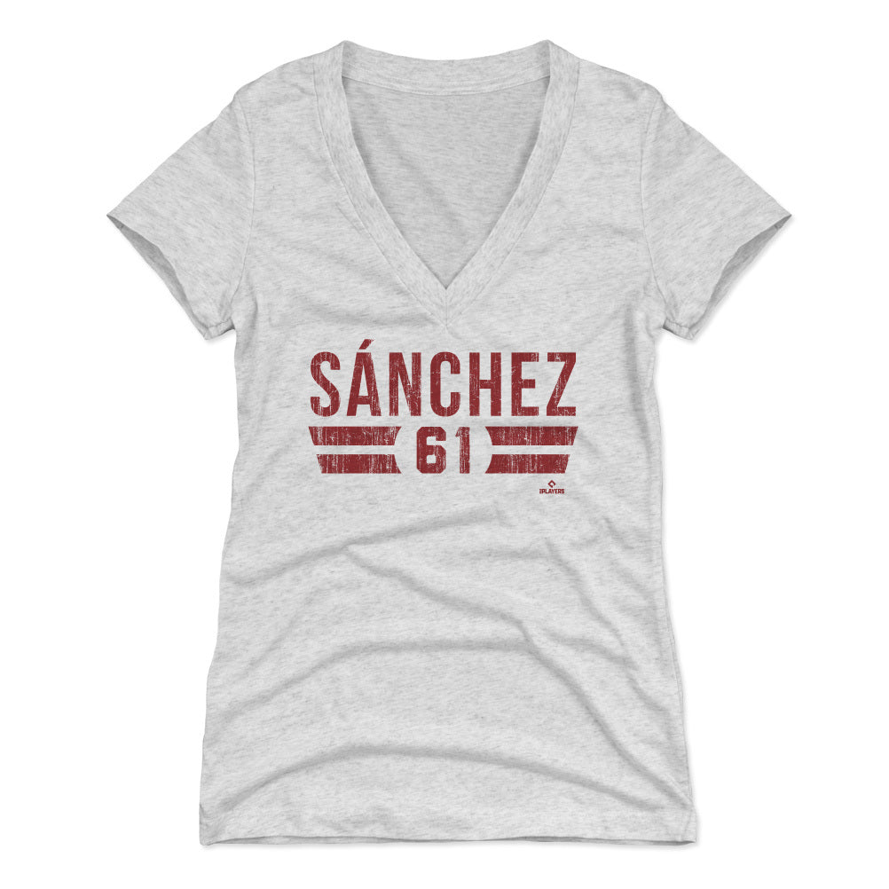 Cristopher Sanchez Women's V-Neck T-Shirt | 500 LEVEL