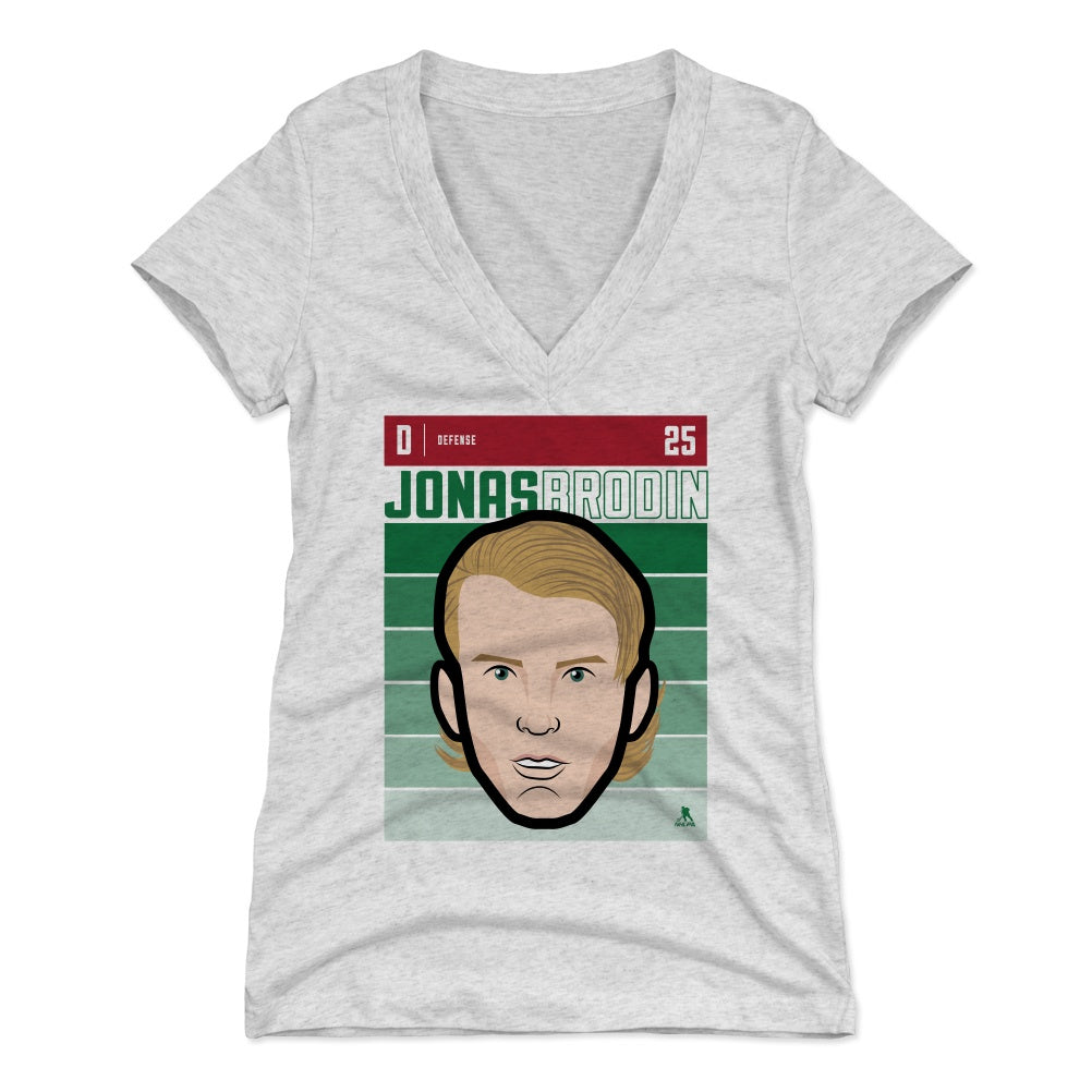 Jonas Brodin Women's V-Neck T-Shirt | 500 LEVEL