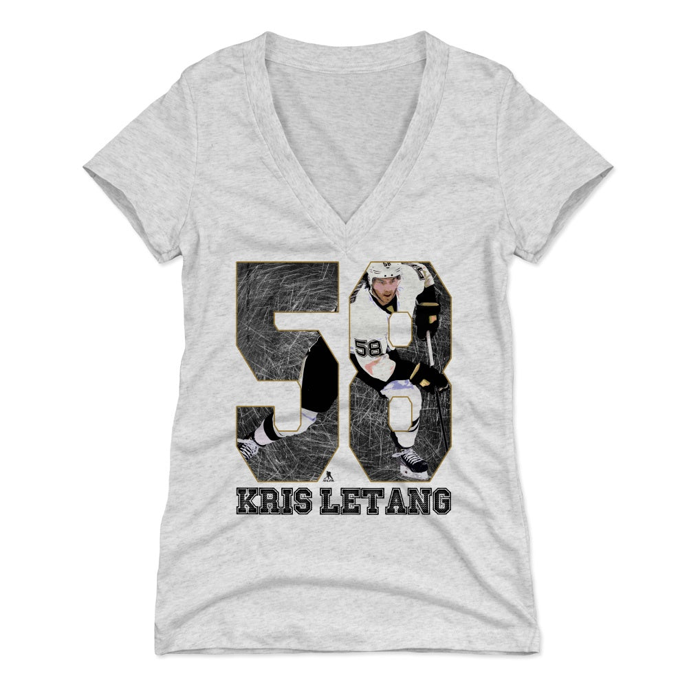 Kris Letang Women's V-Neck T-Shirt | 500 LEVEL