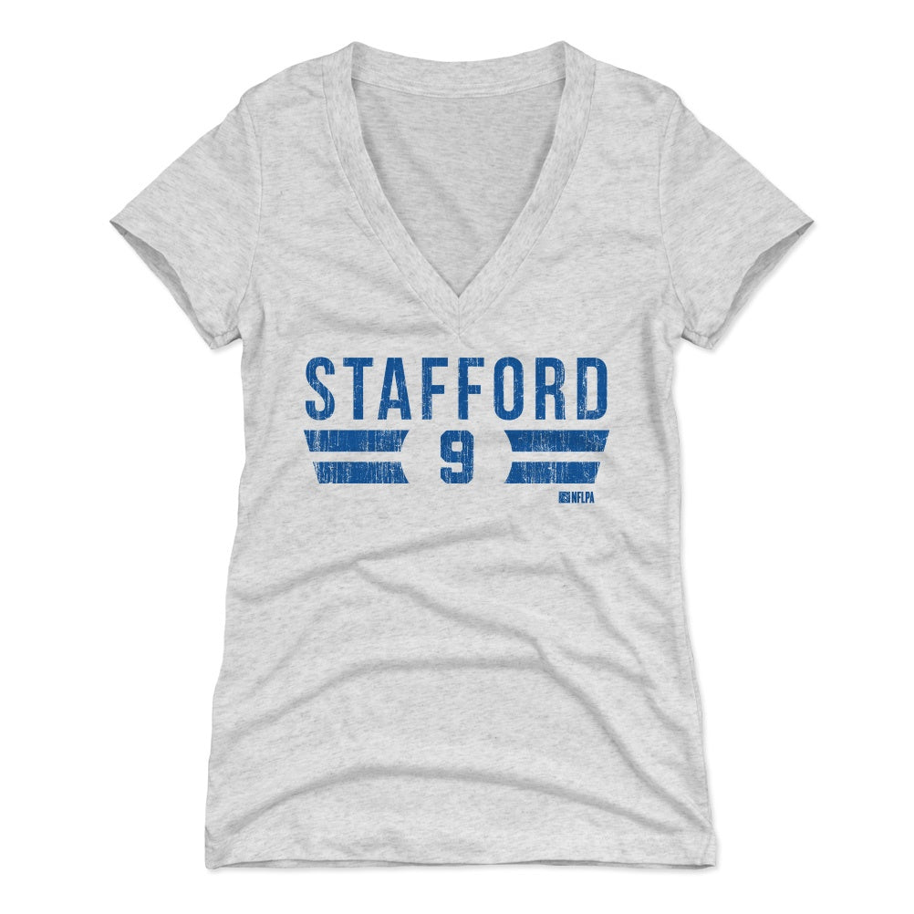 Matthew Stafford Women's V-Neck T-Shirt | 500 LEVEL