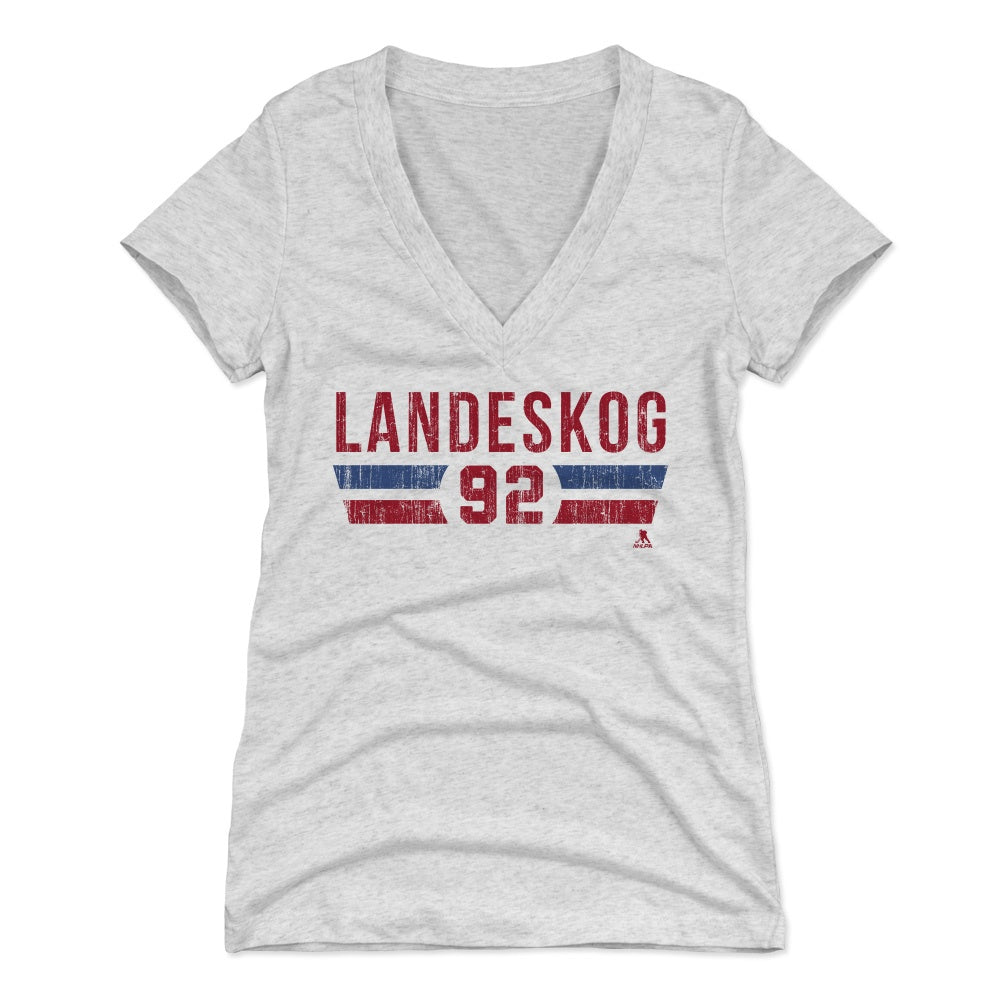 Gabriel Landeskog Women's V-Neck T-Shirt | 500 LEVEL
