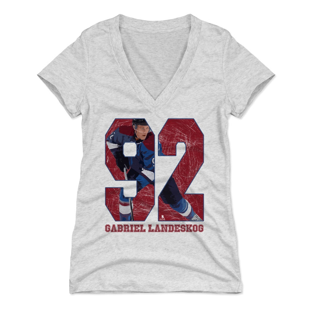 Gabriel Landeskog Women's V-Neck T-Shirt | 500 LEVEL