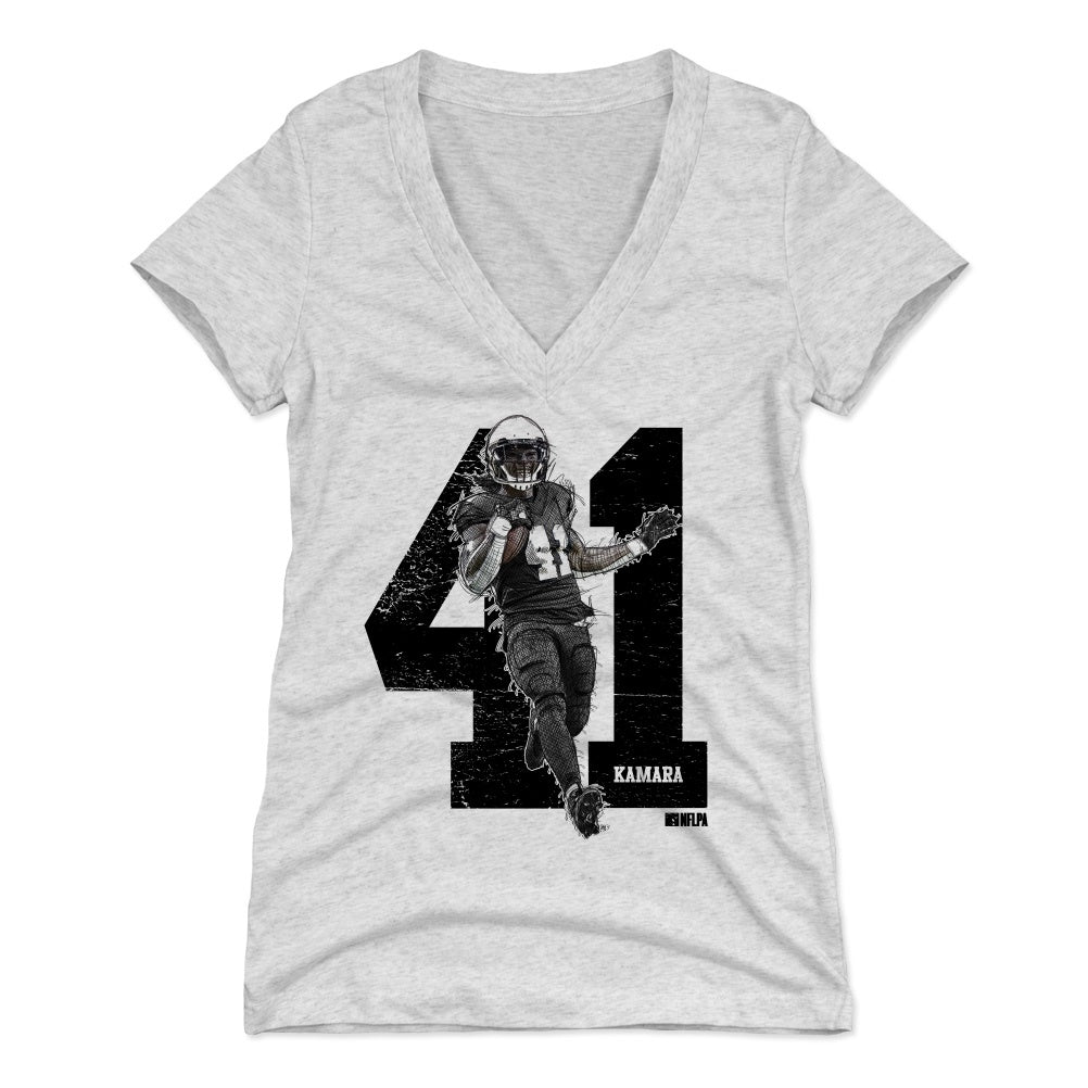 Alvin Kamara Women's V-Neck T-Shirt | 500 LEVEL
