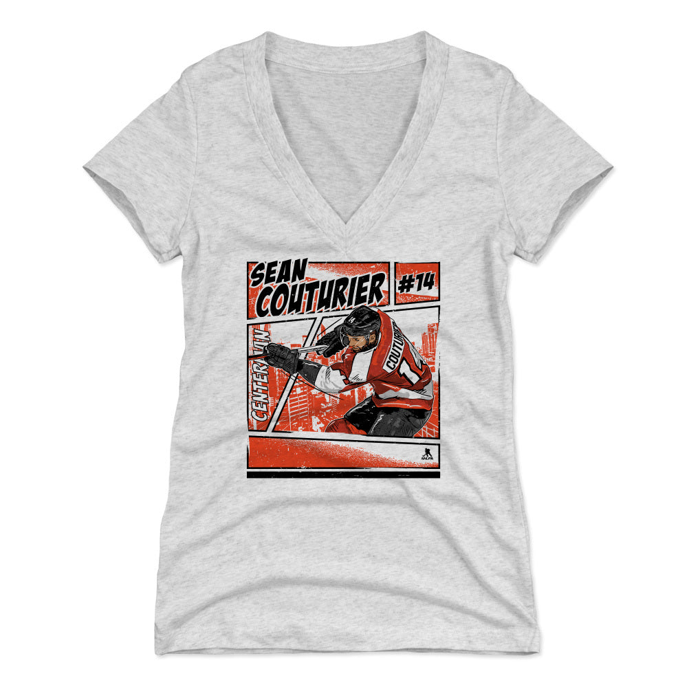 Sean Couturier Women's V-Neck T-Shirt | 500 LEVEL