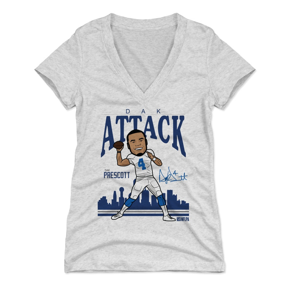 Dak Prescott Women's V-Neck T-Shirt | 500 LEVEL