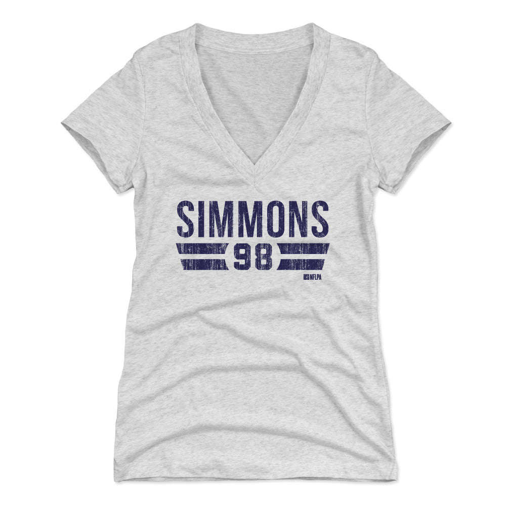 Jeffery Simmons Women's V-Neck T-Shirt | 500 LEVEL