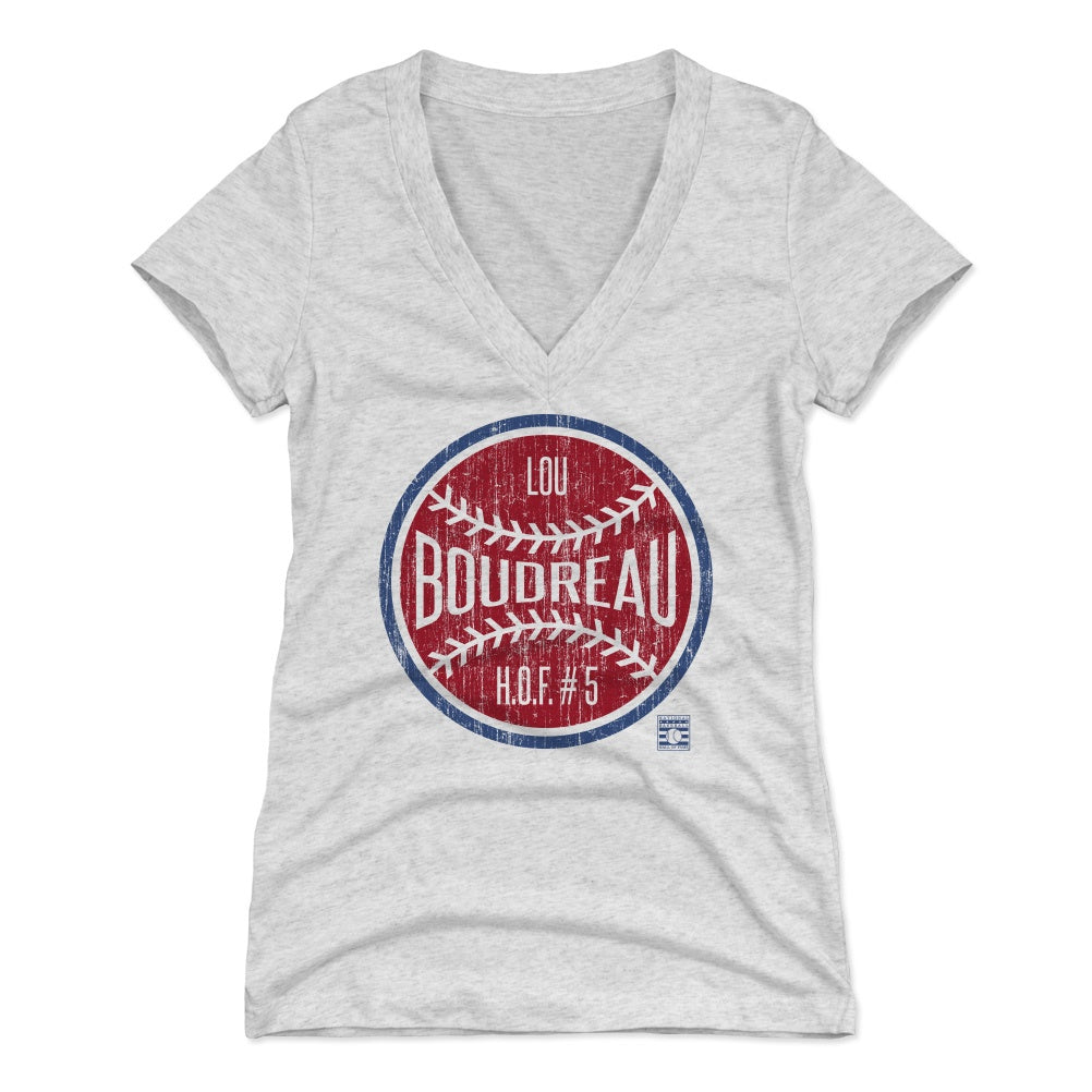 Lou Boudreau Women's V-Neck T-Shirt | 500 LEVEL