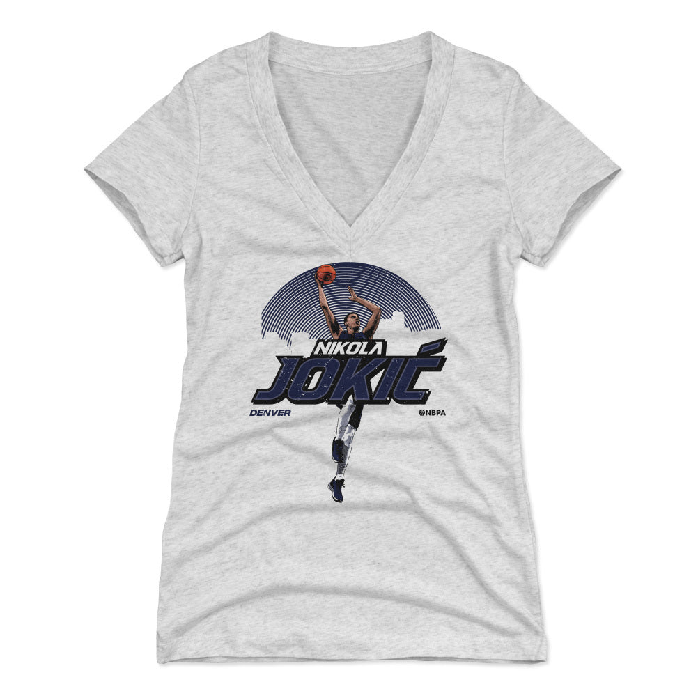 Nikola Jokic Women's V-Neck T-Shirt | 500 LEVEL