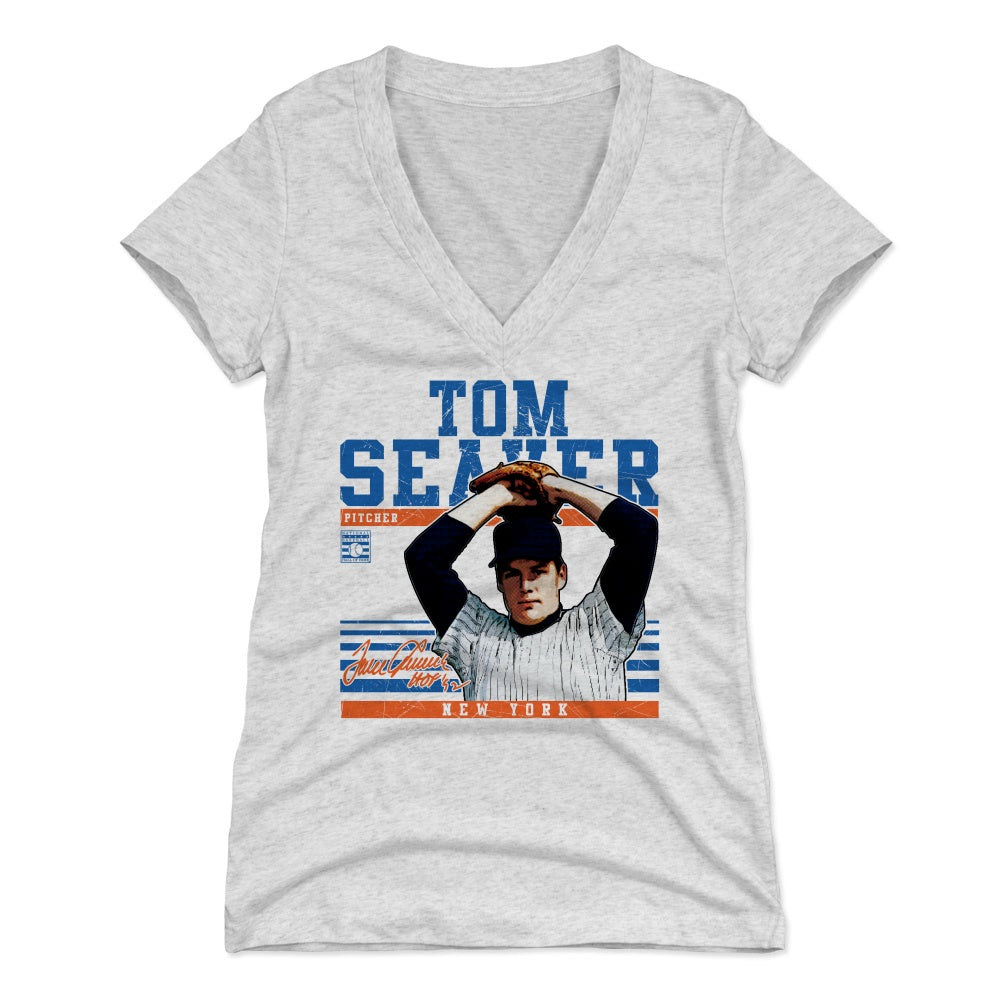 Tom Seaver Women's V-Neck T-Shirt | 500 LEVEL