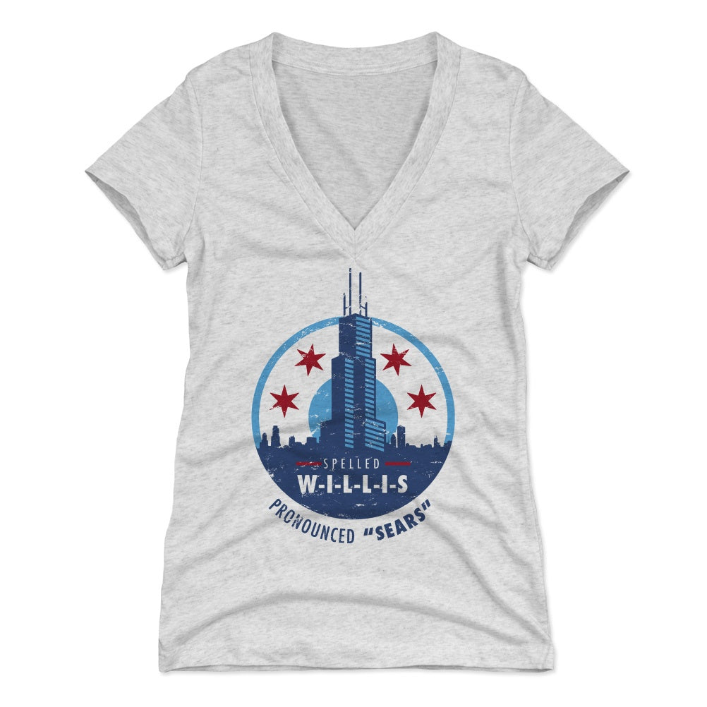 Chicago Women's V-Neck T-Shirt | 500 LEVEL