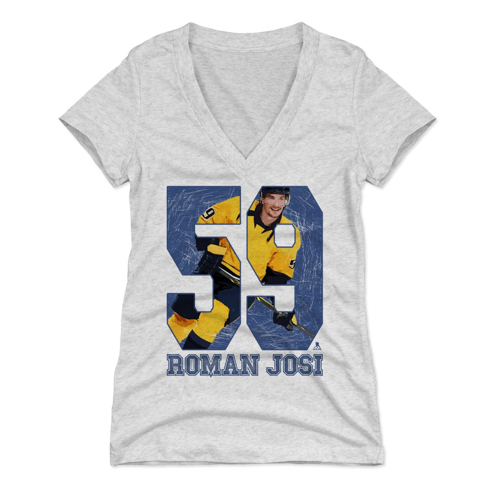 Roman Josi Women's V-Neck T-Shirt | 500 LEVEL