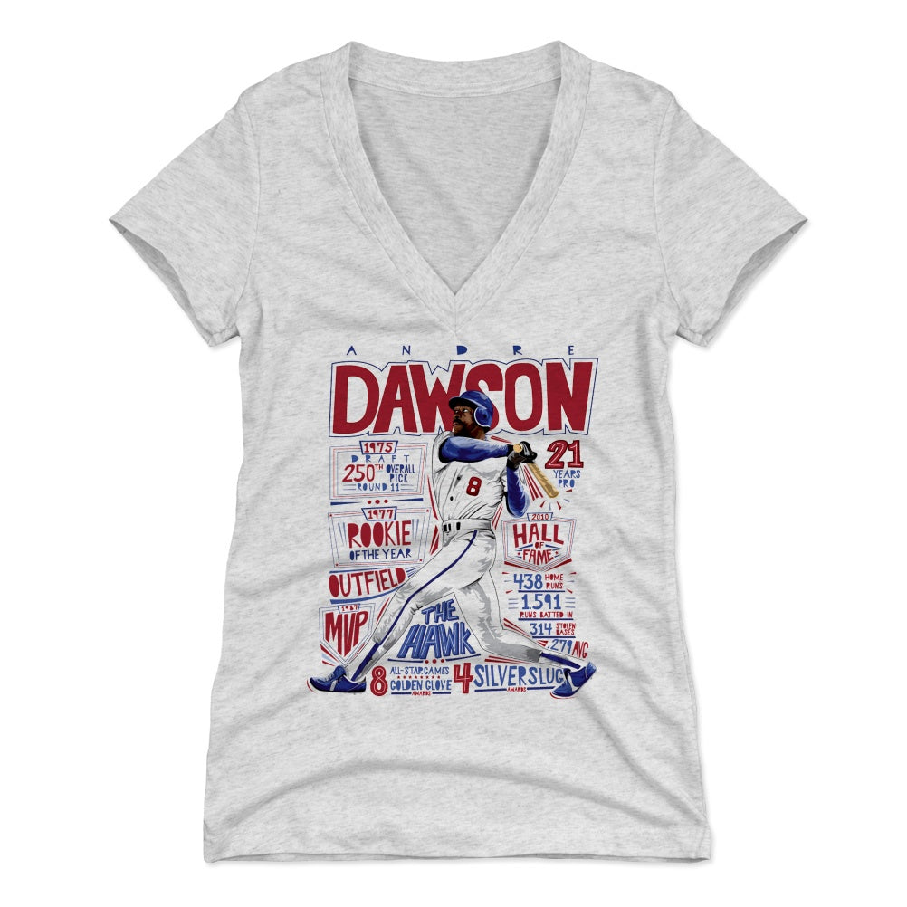 Andre Dawson Women's V-Neck T-Shirt | 500 LEVEL