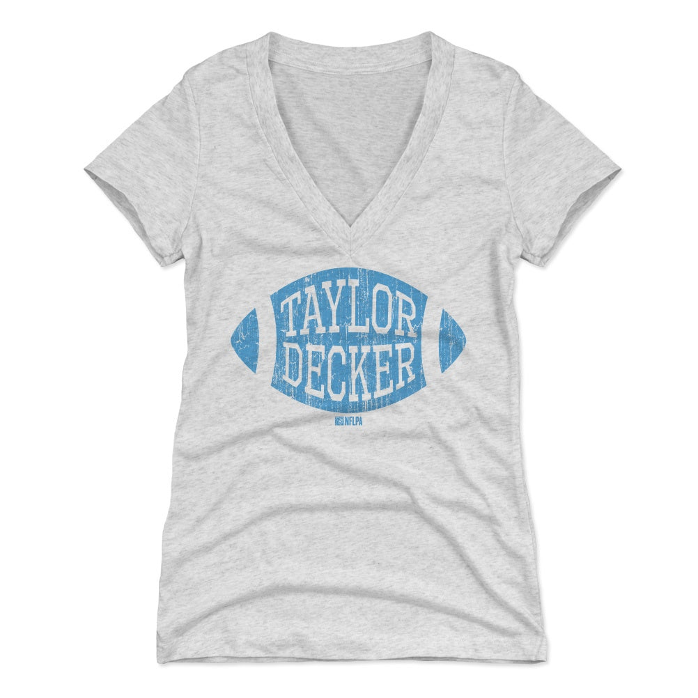 Taylor Decker Women's V-Neck T-Shirt | 500 LEVEL
