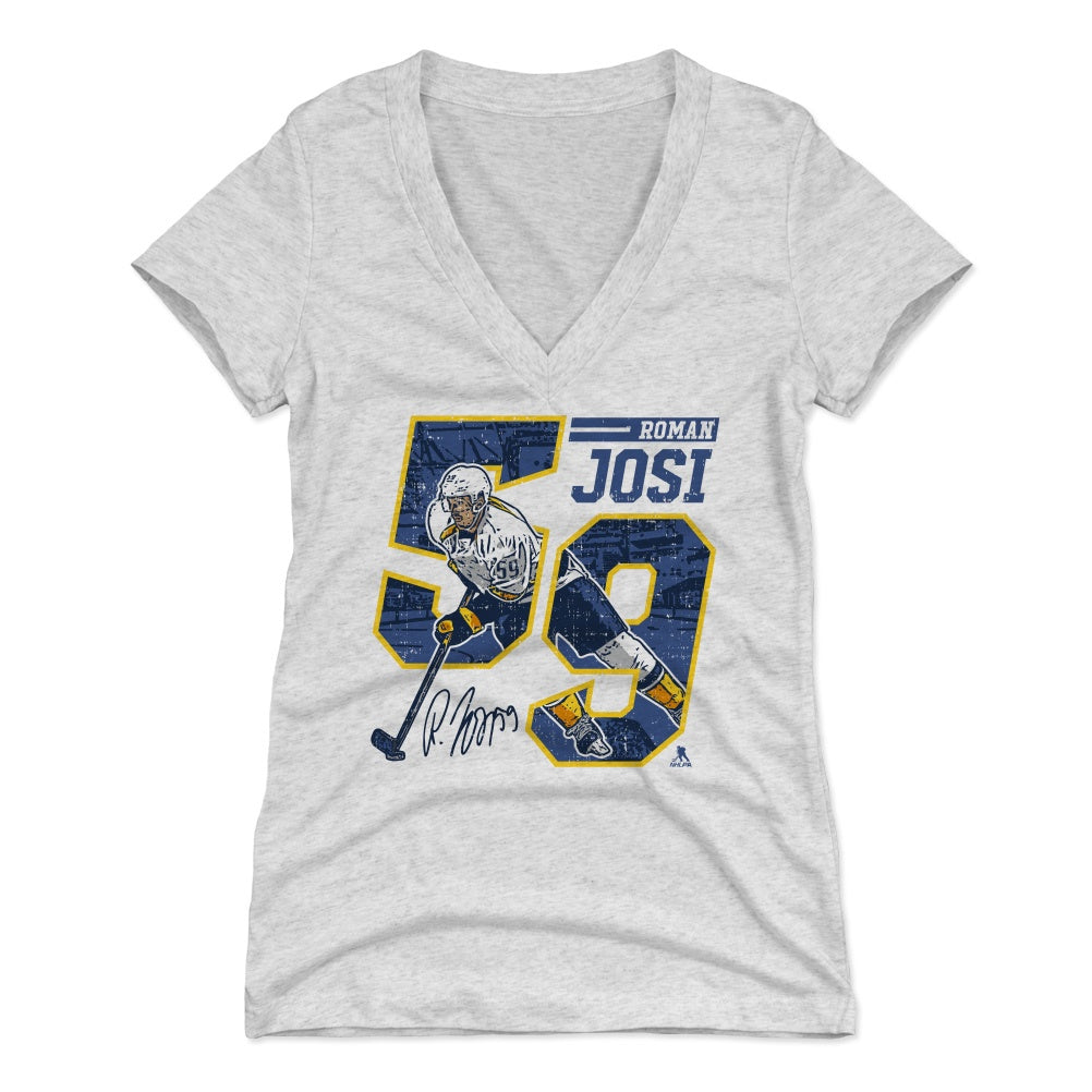Roman Josi Women's V-Neck T-Shirt | 500 LEVEL
