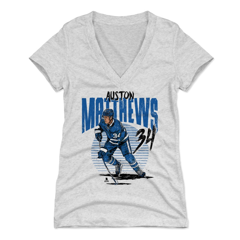 Auston Matthews Women's V-Neck T-Shirt | 500 LEVEL