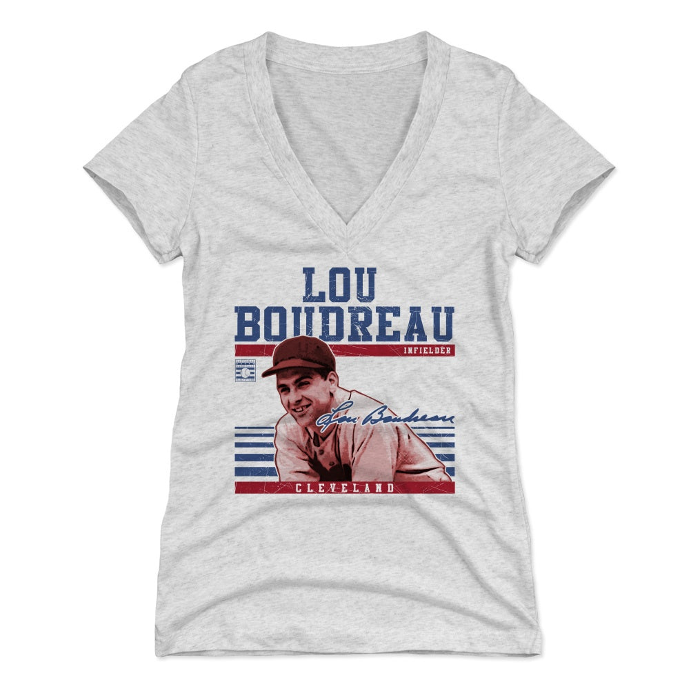 Lou Boudreau Women's V-Neck T-Shirt | 500 LEVEL