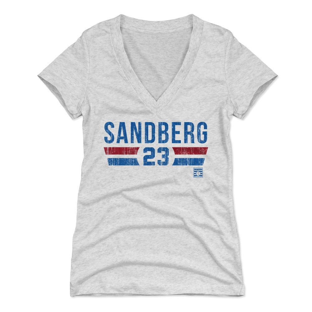 Ryne Sandberg Women's V-Neck T-Shirt | 500 LEVEL