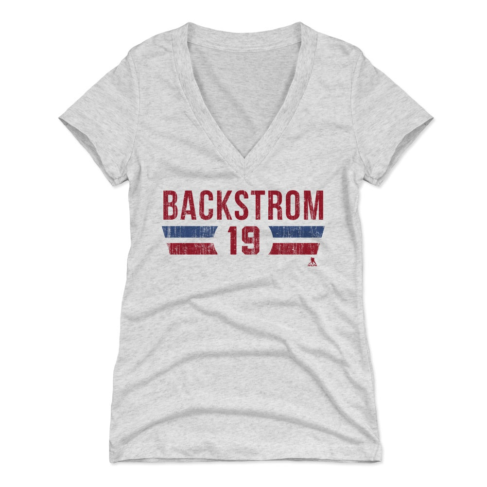 Nicklas Backstrom Women's V-Neck T-Shirt | 500 LEVEL