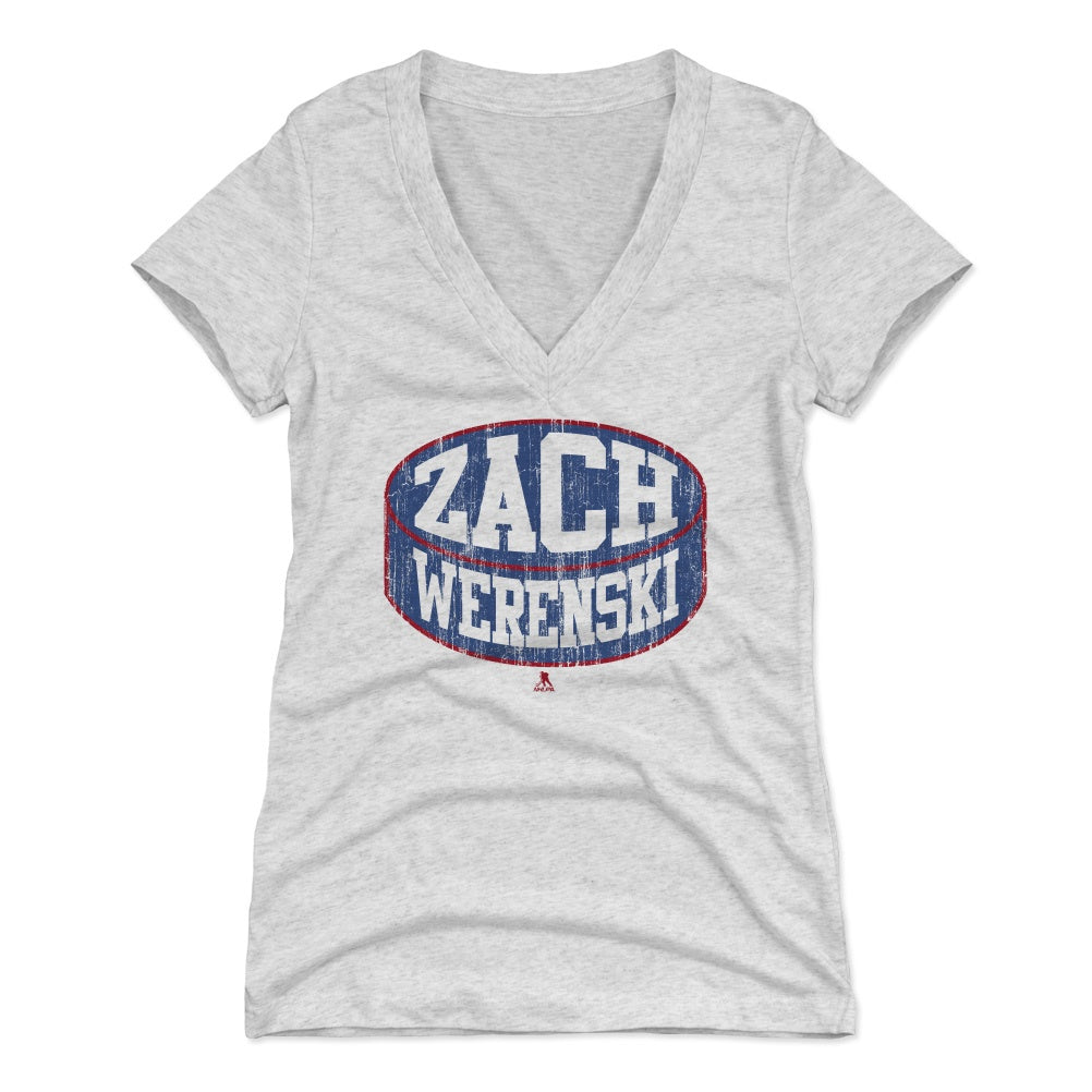Zach Werenski Women's V-Neck T-Shirt | 500 LEVEL
