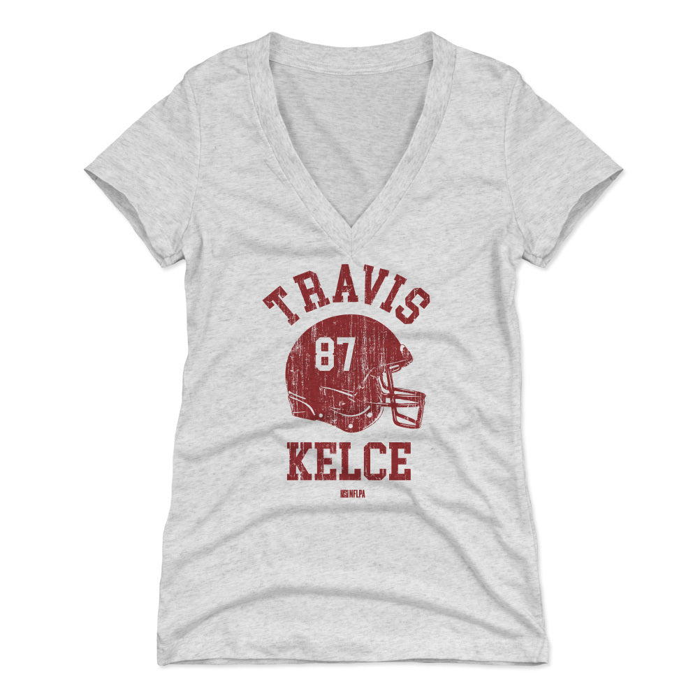 Travis Kelce Women's V-Neck T-Shirt | 500 LEVEL