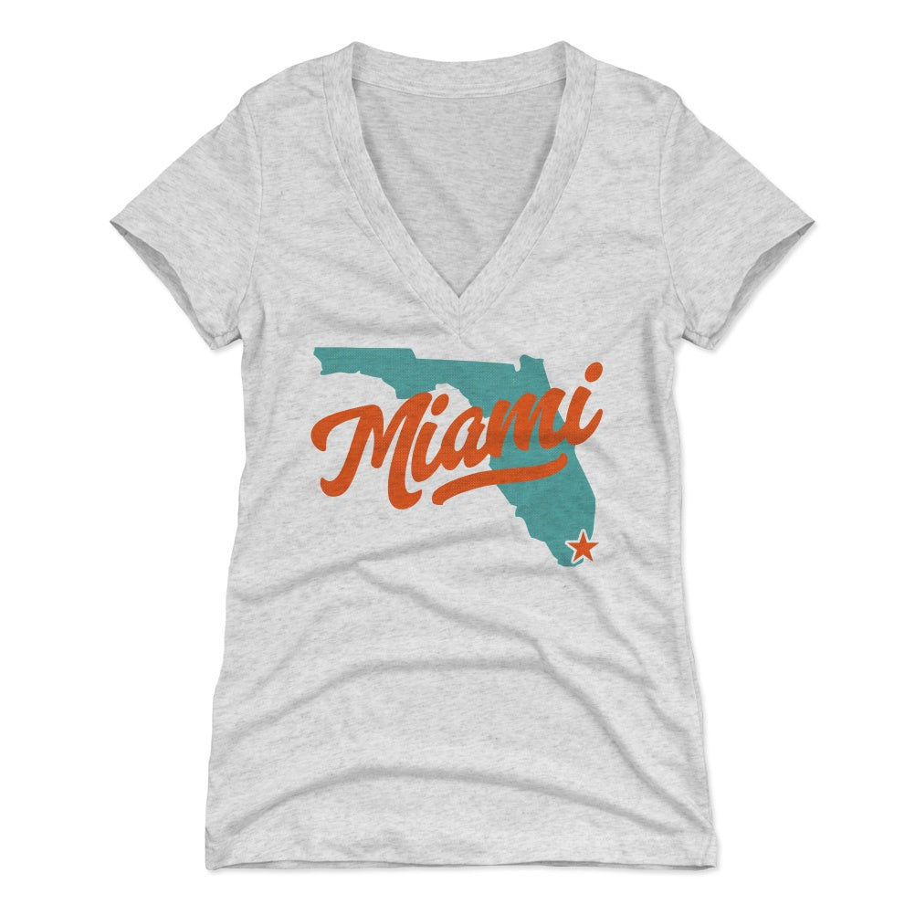 Miami Women's V-Neck T-Shirt | 500 LEVEL
