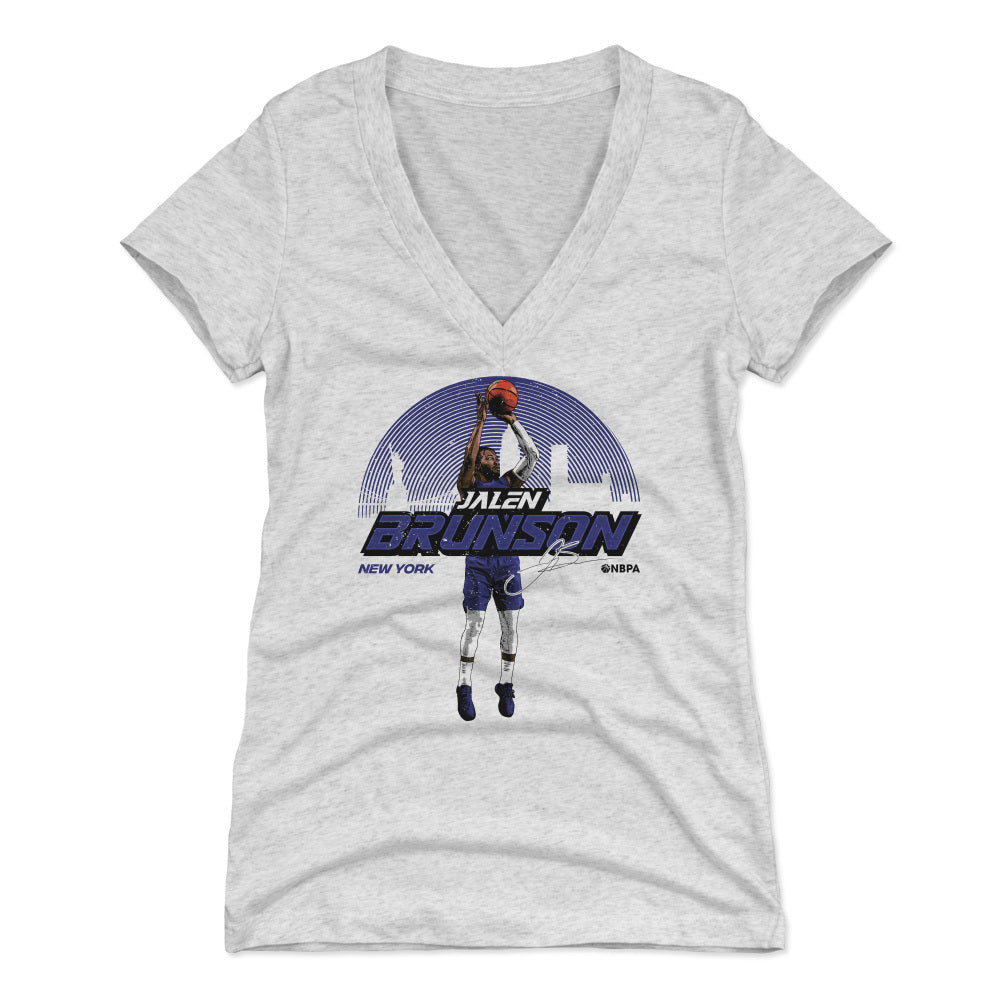 Jalen Brunson Women's V-Neck T-Shirt | 500 LEVEL