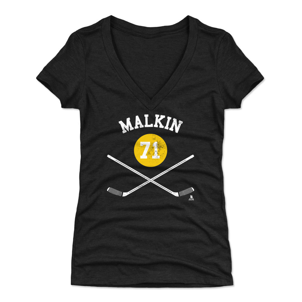Evgeni Malkin Women's V-Neck T-Shirt | 500 LEVEL