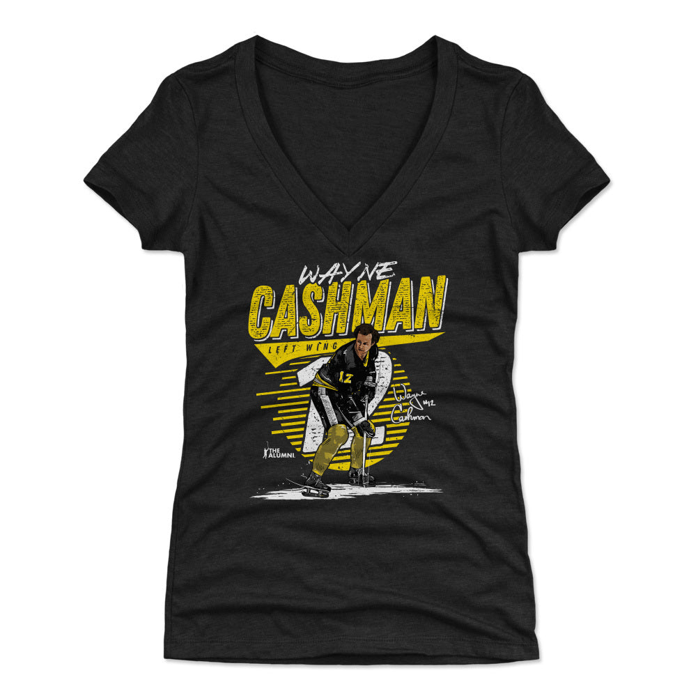 Wayne Cashman Women's V-Neck T-Shirt | 500 LEVEL