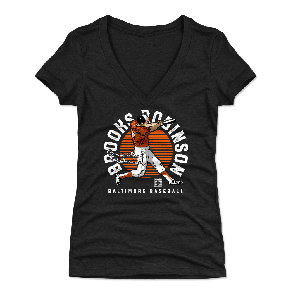Brooks Robinson Women's V-Neck T-Shirt | 500 LEVEL
