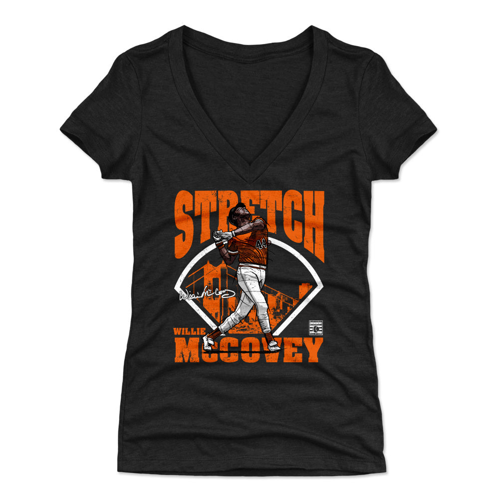 Willie McCovey Women's V-Neck T-Shirt | 500 LEVEL
