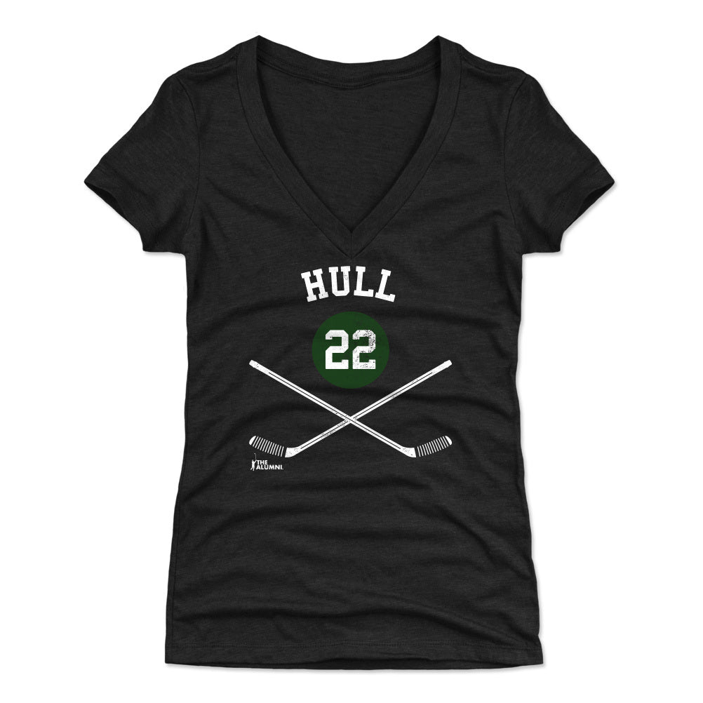 Brett Hull Women's V-Neck T-Shirt | 500 LEVEL