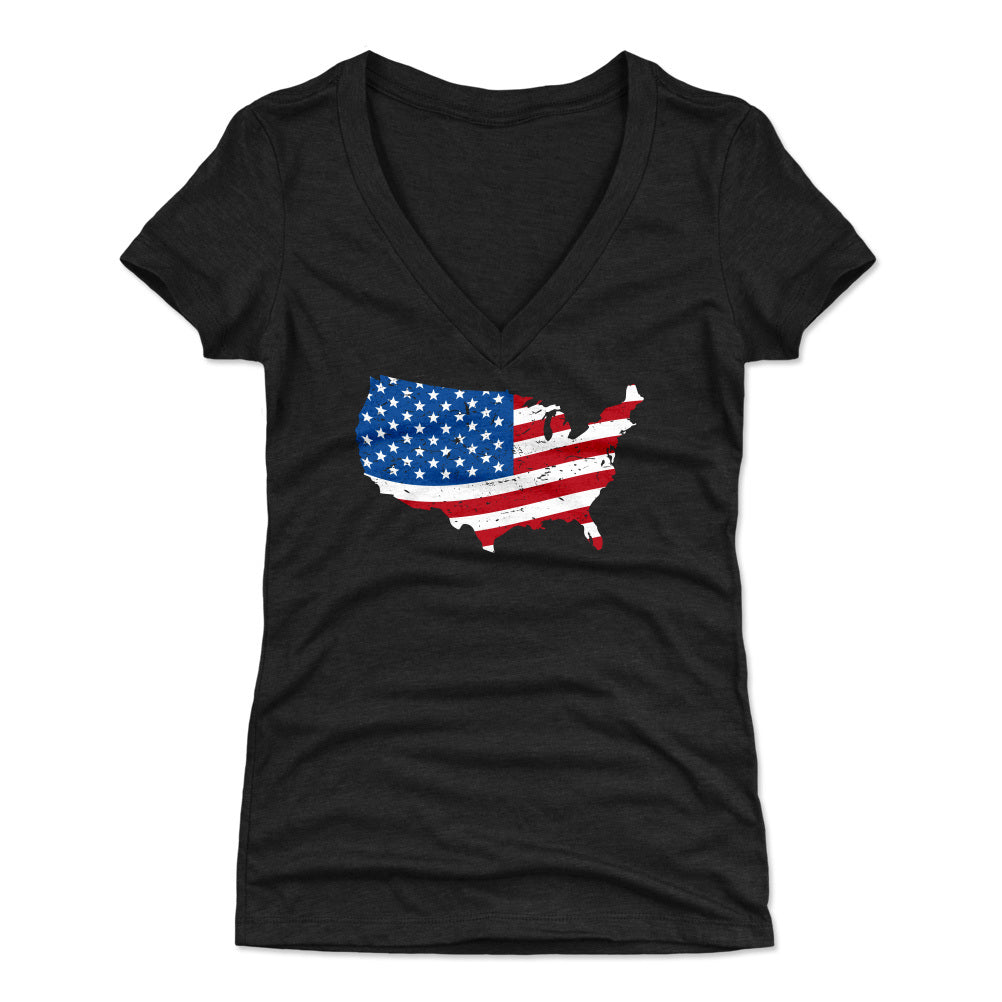 American Pride Women's V-Neck T-Shirt | 500 LEVEL