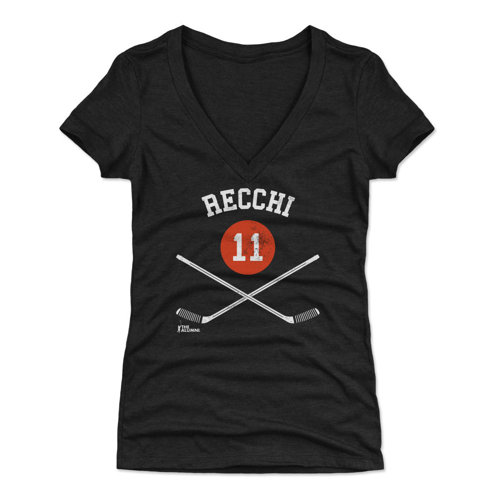 Mark Recchi Women's V-Neck T-Shirt | 500 LEVEL