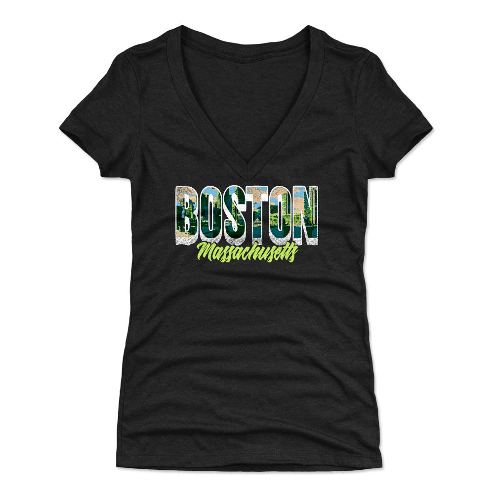 Boston Women's V-Neck T-Shirt | 500 LEVEL