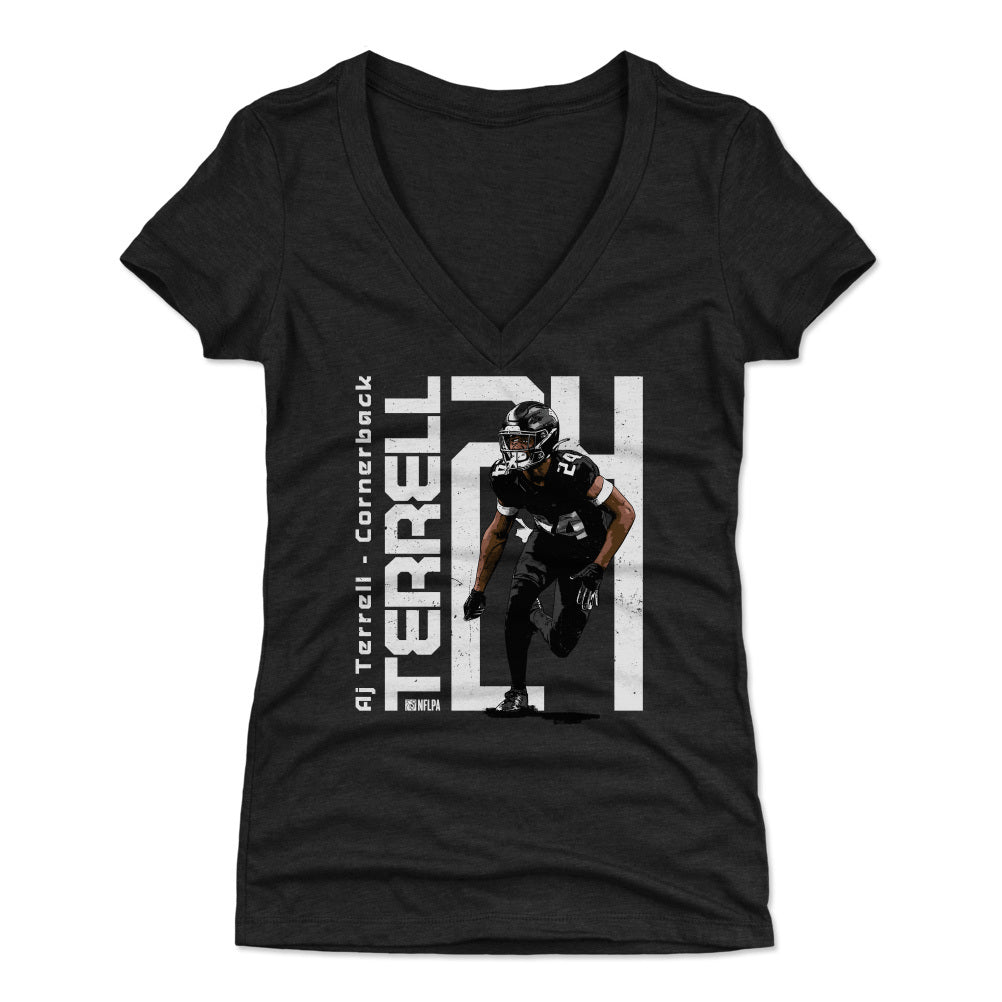 A.J. Terrell Women's V-Neck T-Shirt | 500 LEVEL