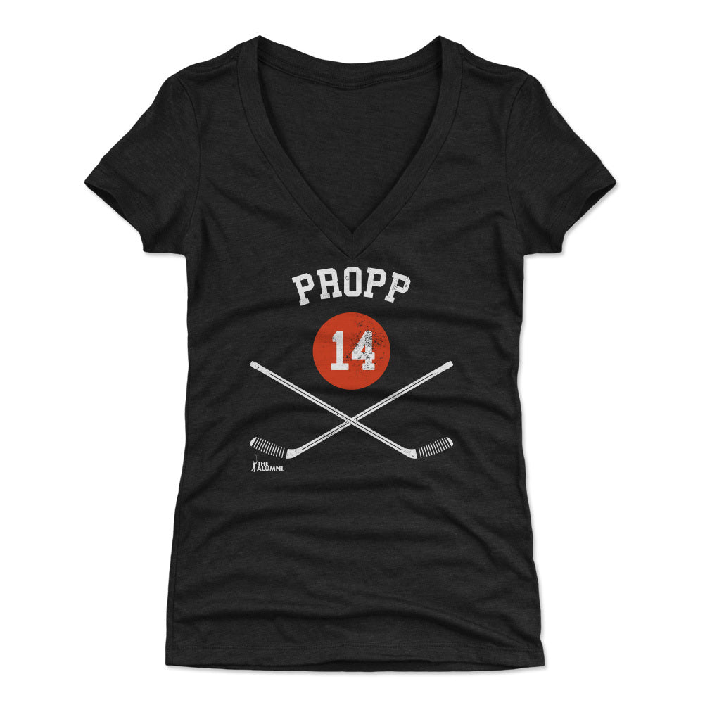 Brian Propp Women's V-Neck T-Shirt | 500 LEVEL