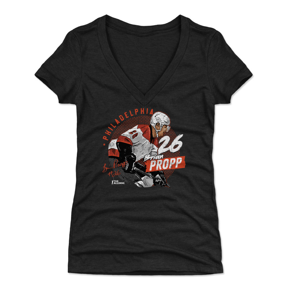 Brian Propp Women's V-Neck T-Shirt | 500 LEVEL