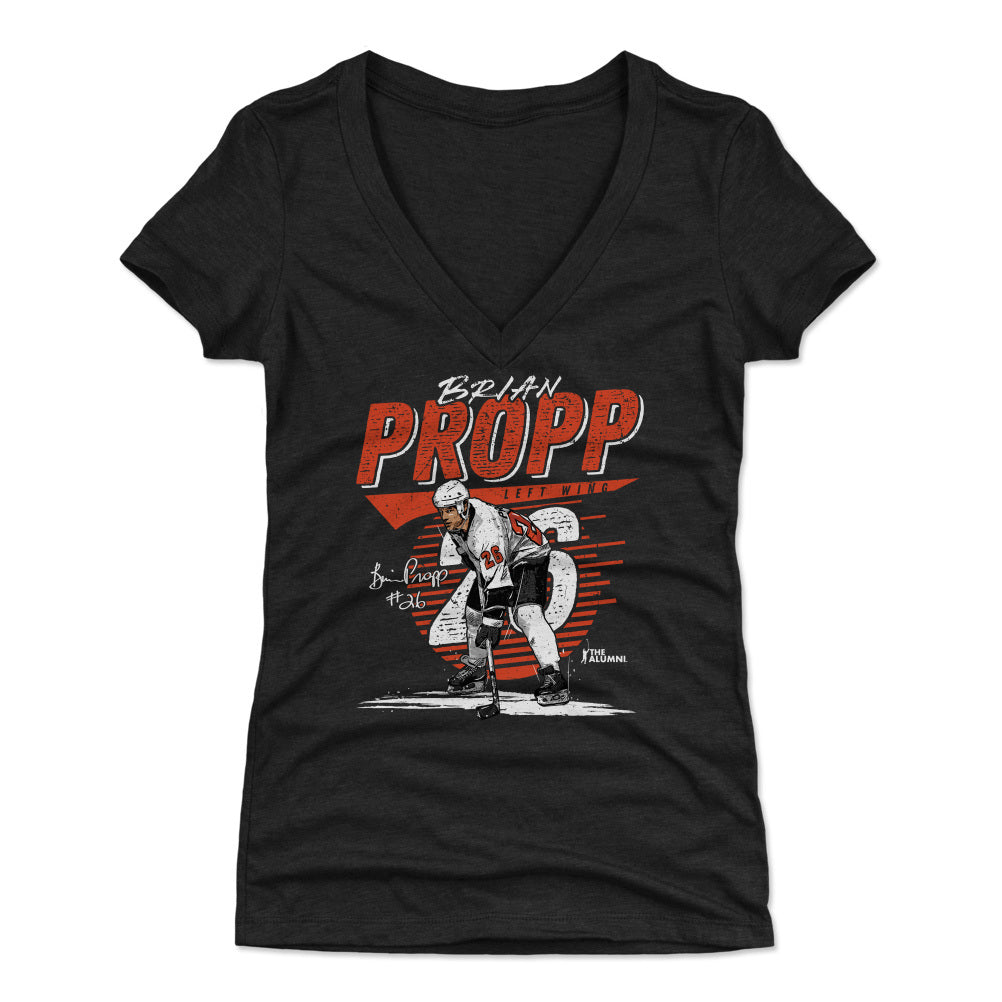 Brian Propp Women's V-Neck T-Shirt | 500 LEVEL