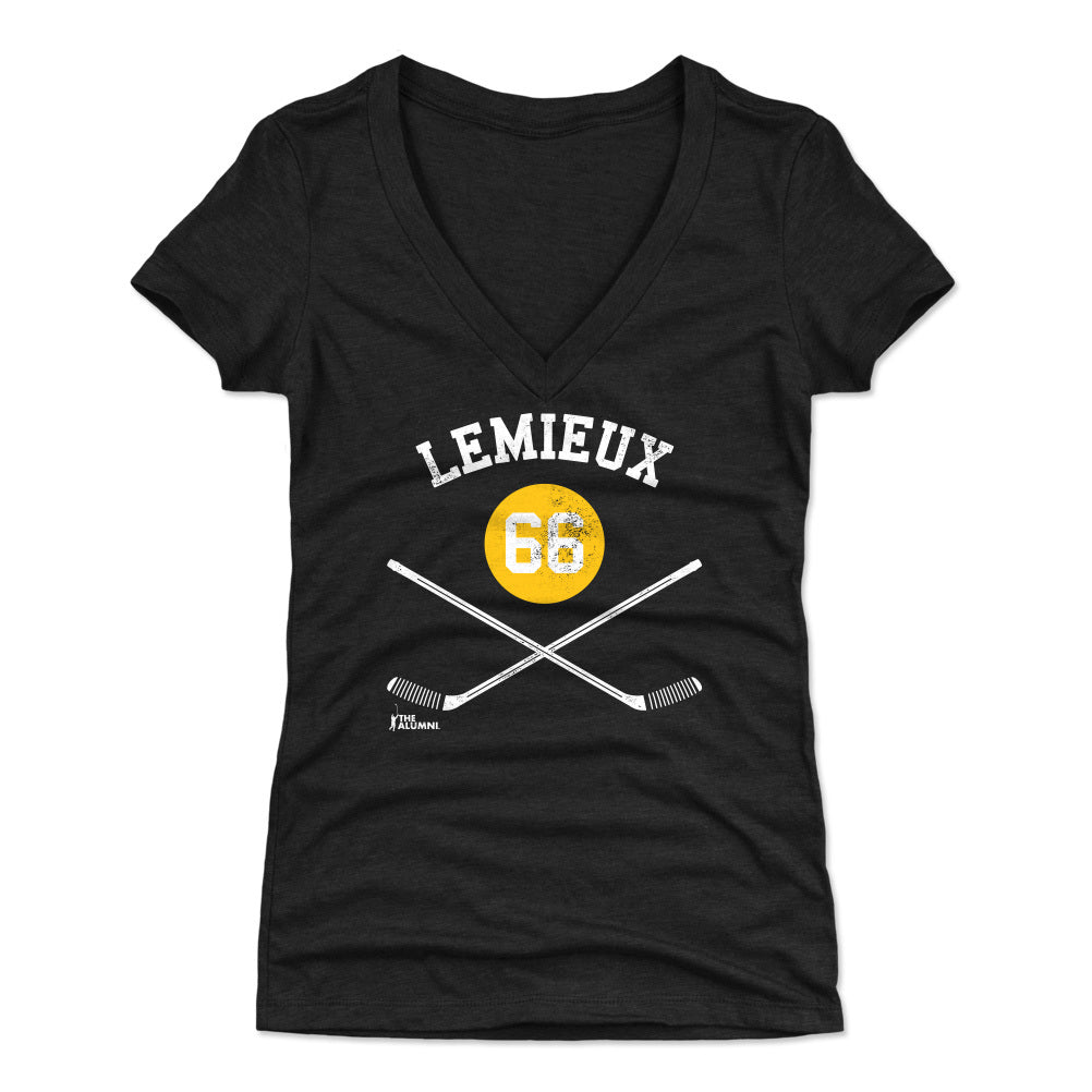 Mario Lemieux Women's V-Neck T-Shirt | 500 LEVEL