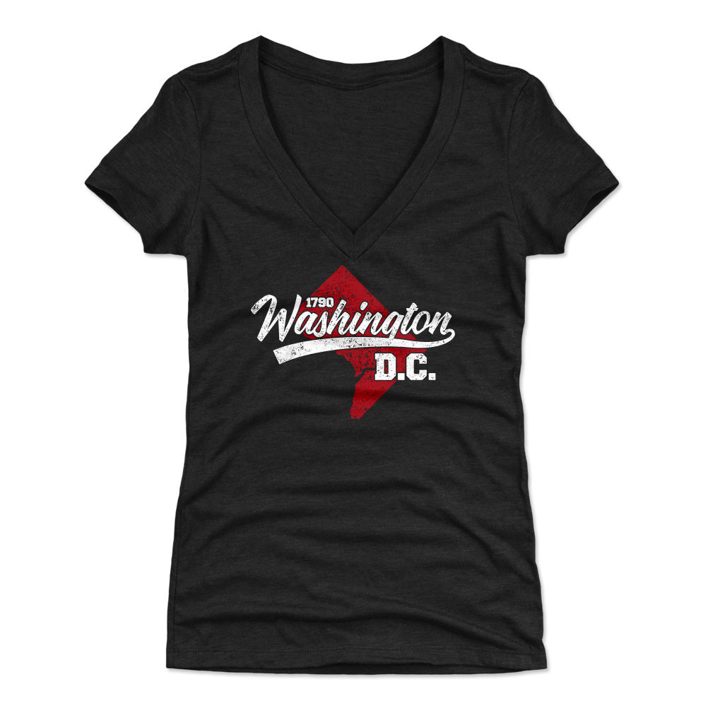 Washington D.C. Women's V-Neck T-Shirt | 500 LEVEL