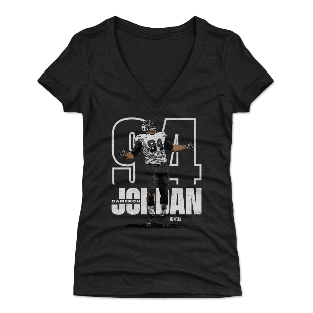 Cameron Jordan Women's V-Neck T-Shirt | 500 LEVEL