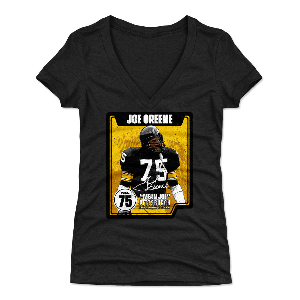 Mean Joe Greene Women's V-Neck T-Shirt | 500 LEVEL