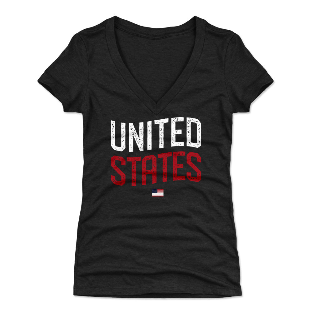 USA Women's V-Neck T-Shirt | 500 LEVEL