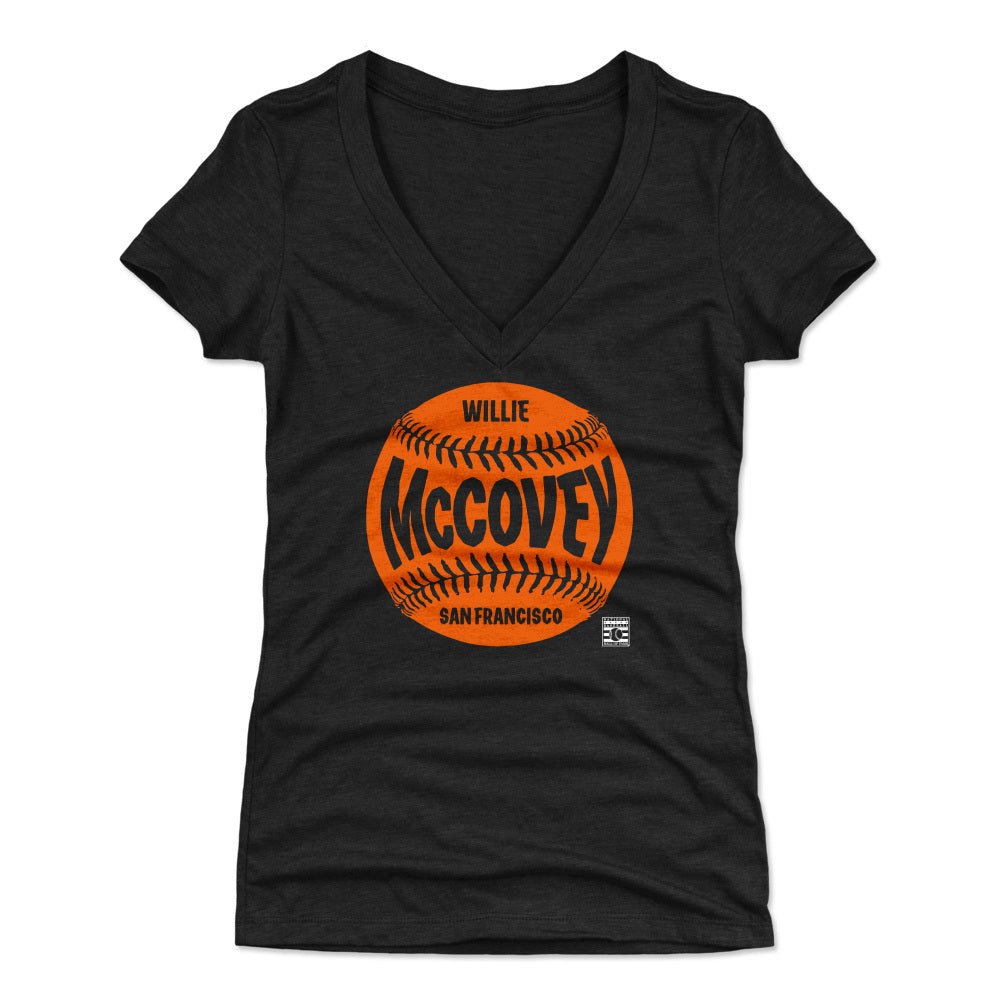Willie McCovey Women's V-Neck T-Shirt | 500 LEVEL