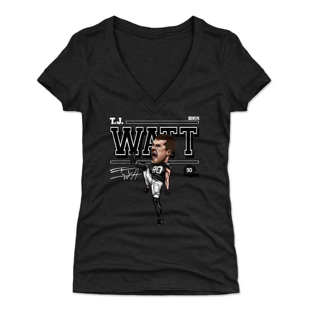 T.J. Watt Women's V-Neck T-Shirt | 500 LEVEL