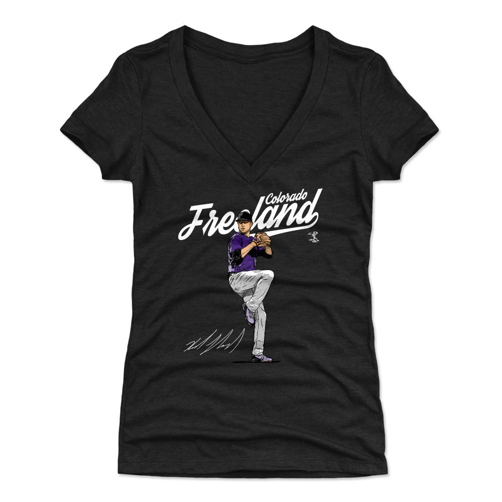 Kyle Freeland Women's V-Neck T-Shirt | 500 LEVEL