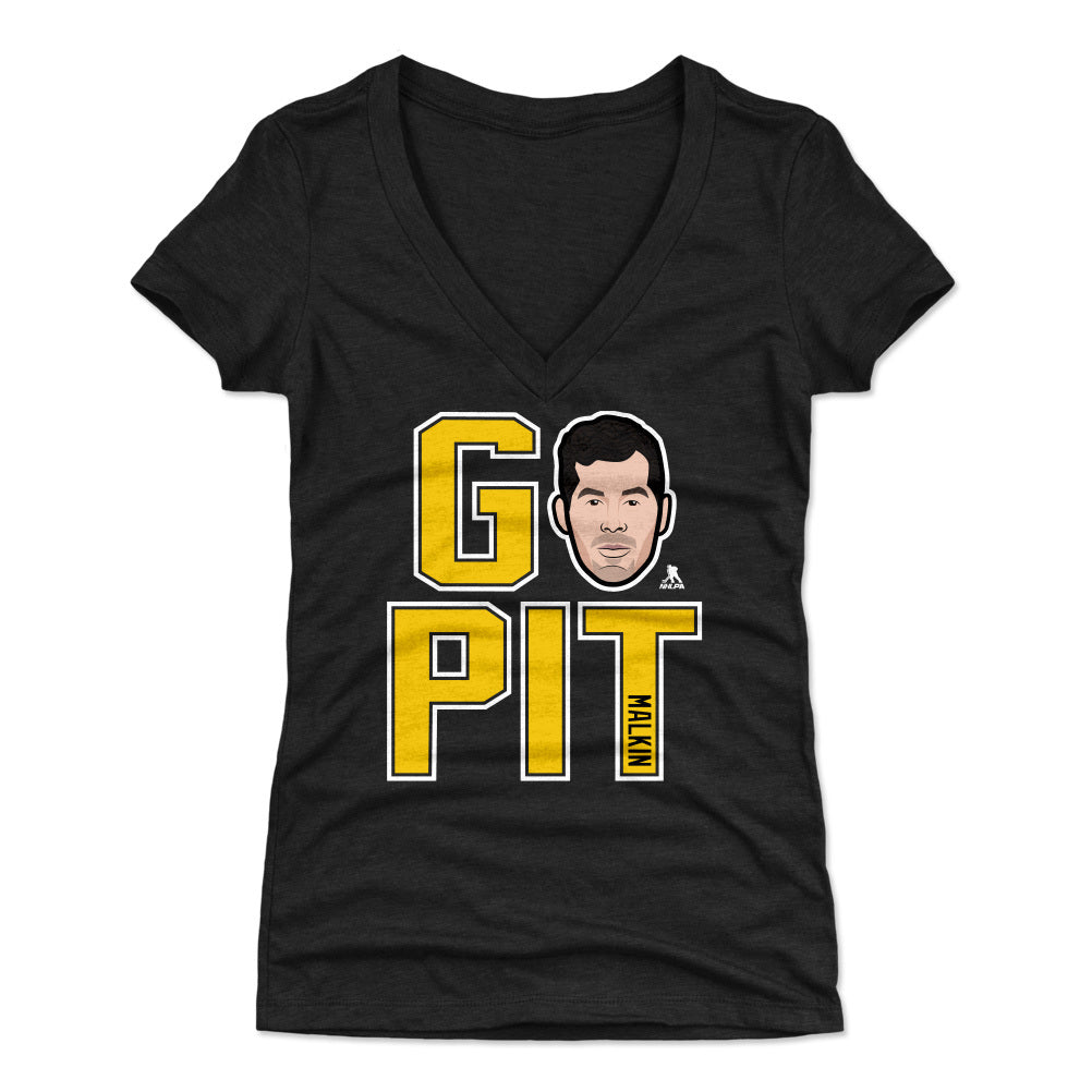 Evgeni Malkin Women's V-Neck T-Shirt | 500 LEVEL