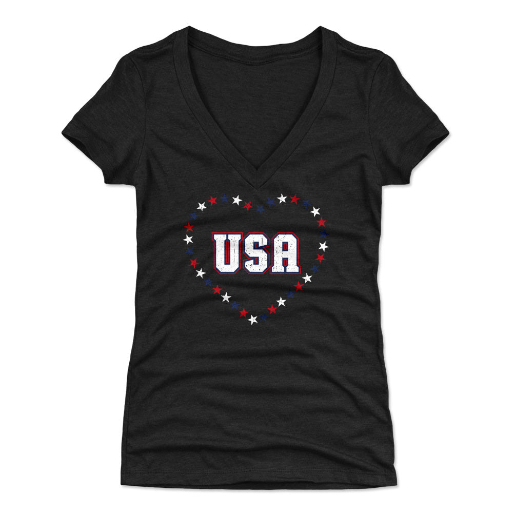 American Pride Women's V-Neck T-Shirt | 500 LEVEL