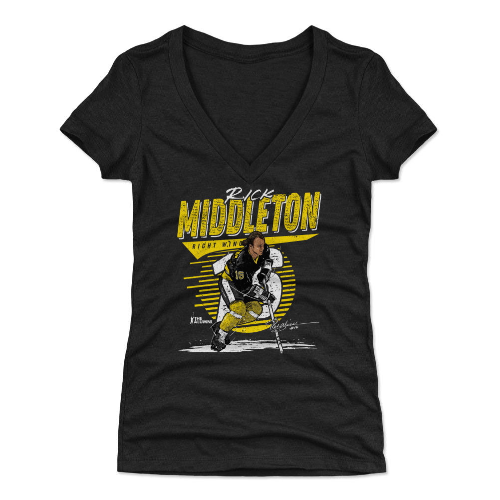 Rick Middleton Women's V-Neck T-Shirt | 500 LEVEL