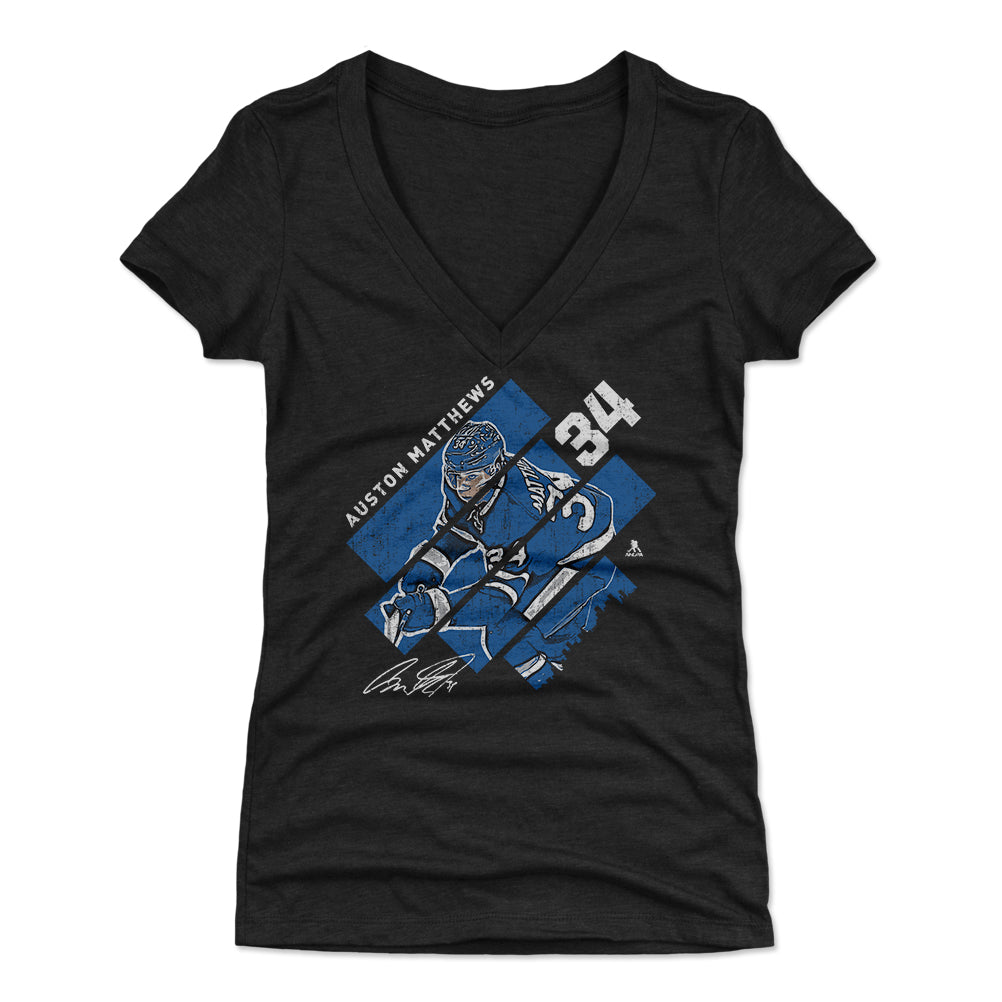 Auston Matthews Women's V-Neck T-Shirt | 500 LEVEL